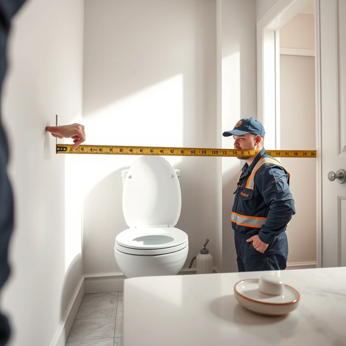 Measure the toilet rough-in — The Plumbing Checklist to Work Through Before Your Bathroom Remodel