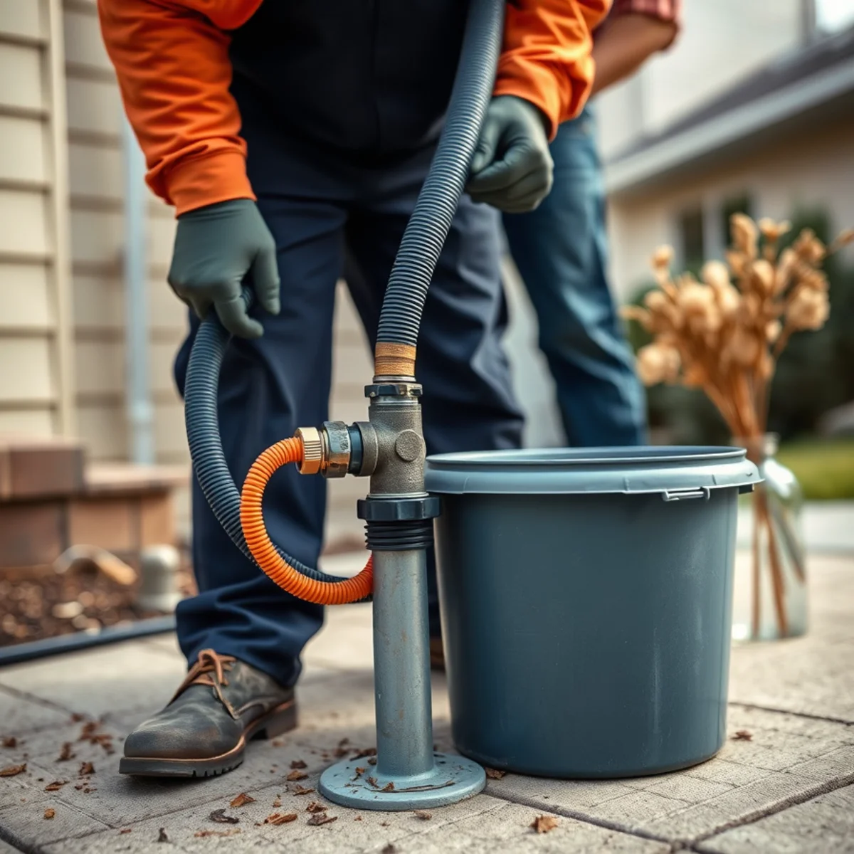 Connect the hose and open a hot tap — How to Flush Your Water Heater (And Why It Matters More in Maryland)