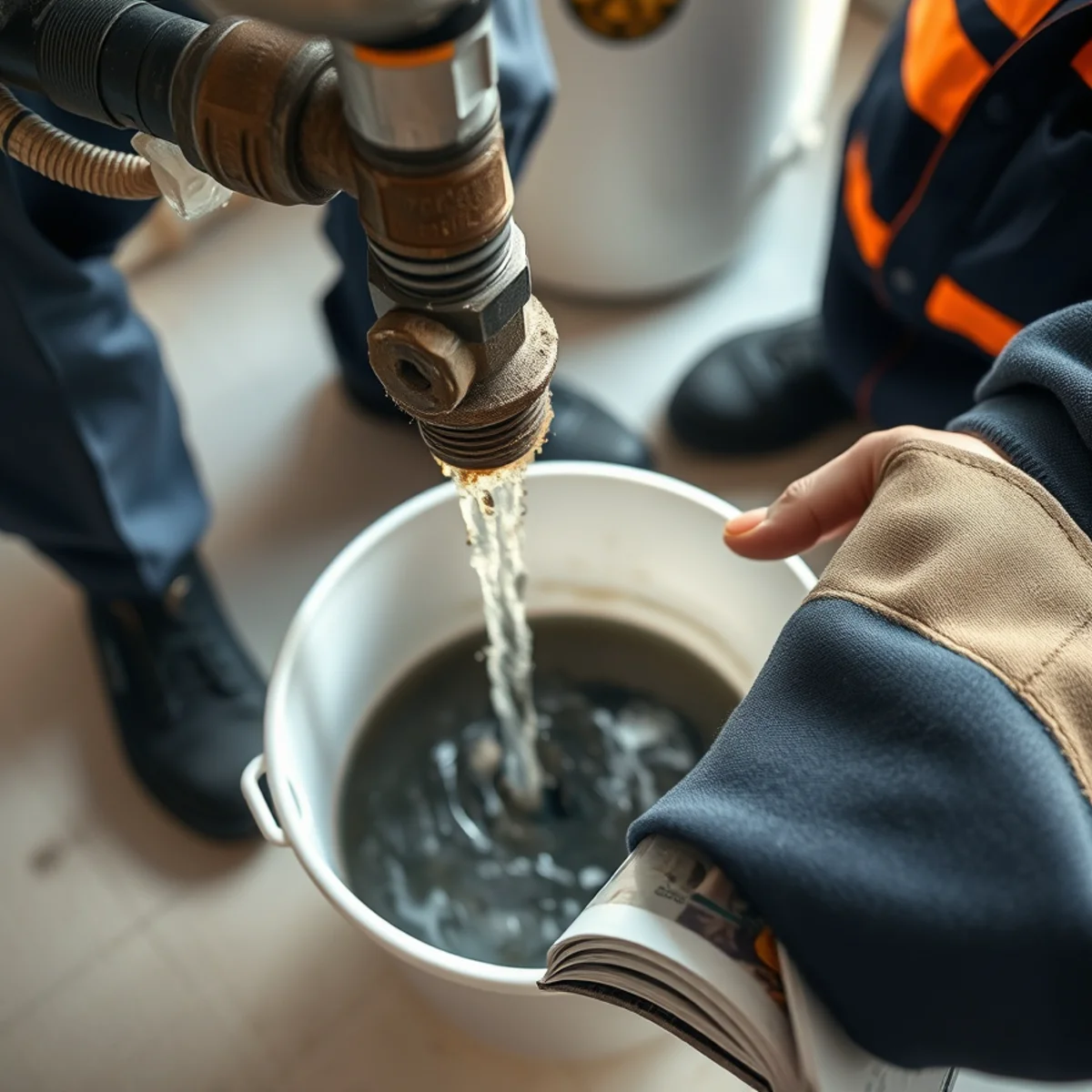 Open the drain valve and watch what comes out — How to Flush Your Water Heater (And Why It Matters More in Maryland)