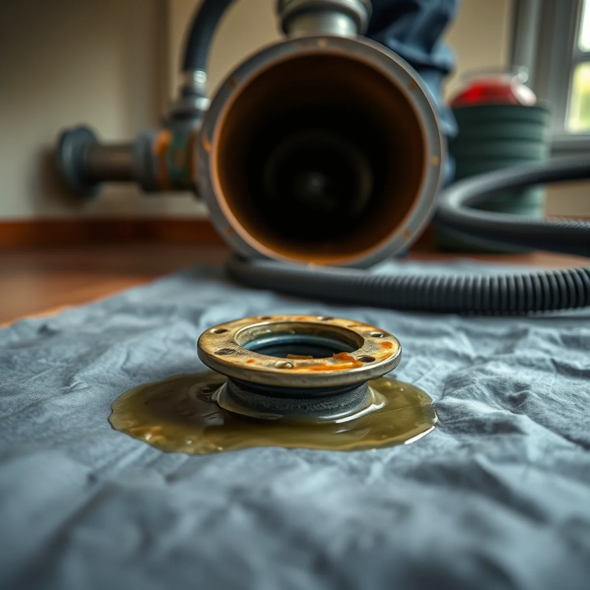 Grease removed from an older Catonsville, MD kitchen drain line