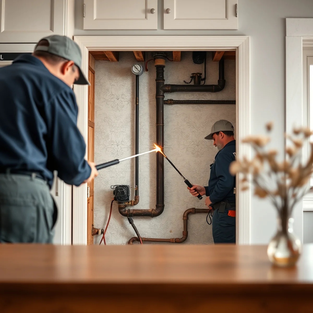 Find out what is behind the wall — The Kitchen Remodel Plumbing Checklist