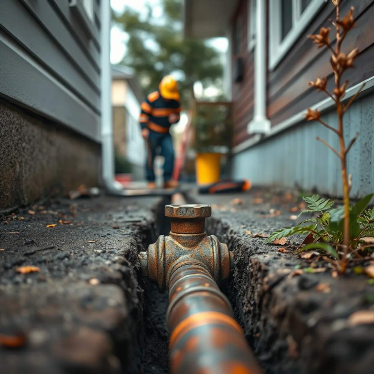 A failing or undersized water service line — Low Water Pressure in Your Catonsville Home: Six Causes, Cheapest First