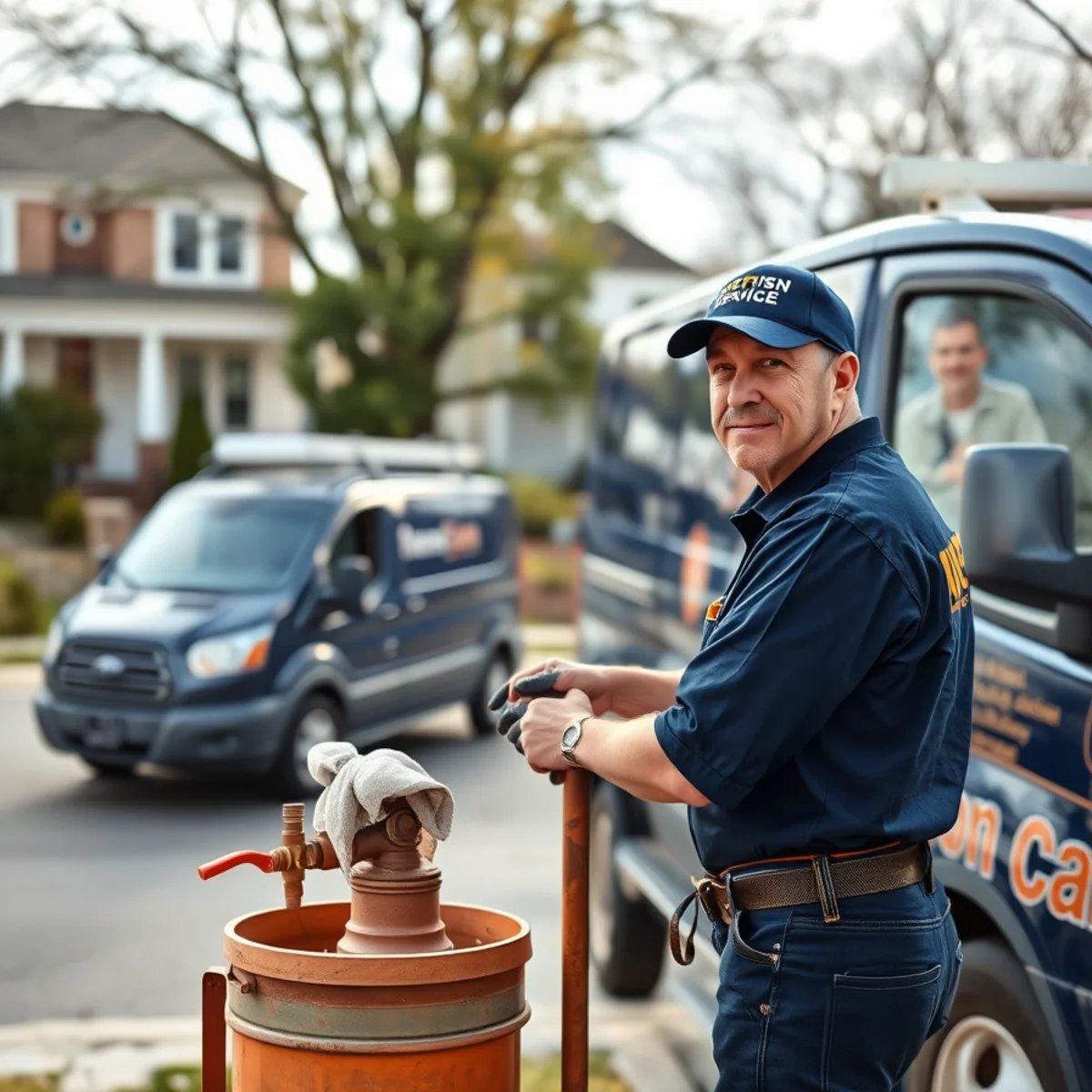 Water Heater Repair & Installation at a home in Arnold, MD