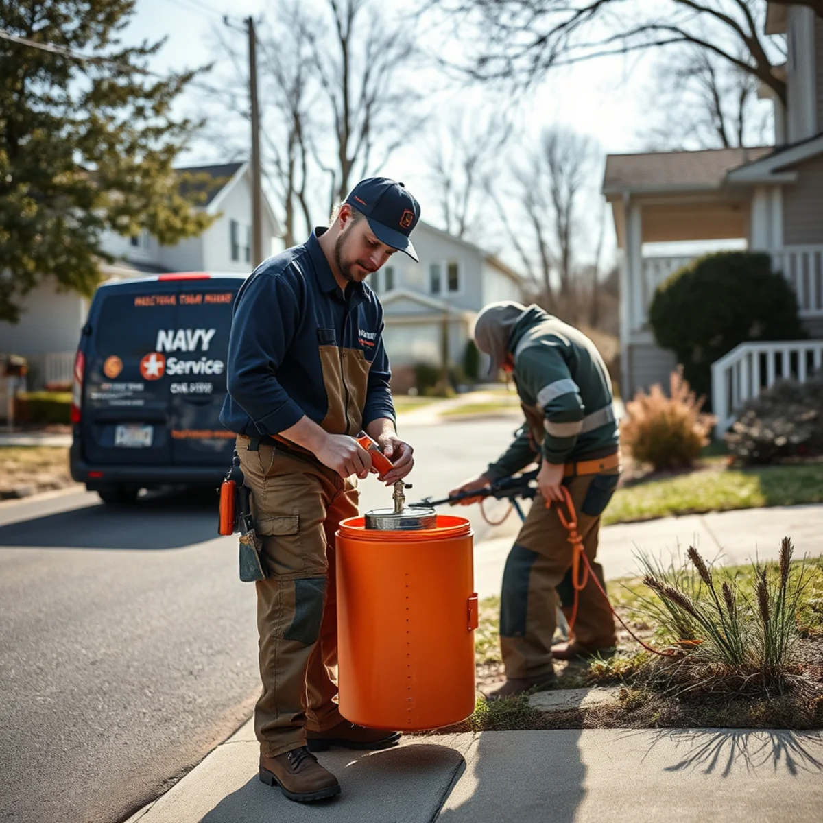 Video Pipe Inspection at a home in Camp Springs, MD