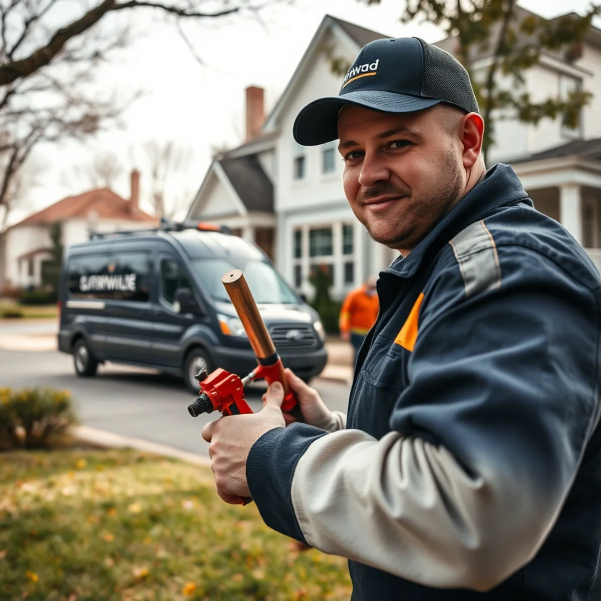 Water Line Repair at a home in Foxhall Farm, Catonsville, MD