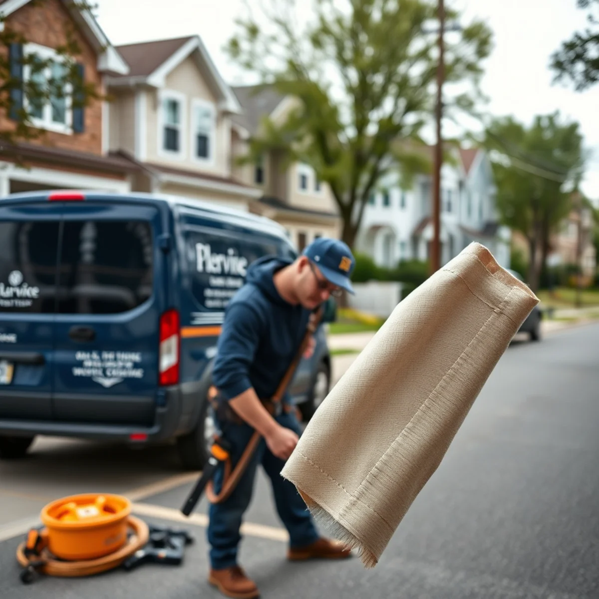 Drain Cleaning at a home in North Laurel, MD