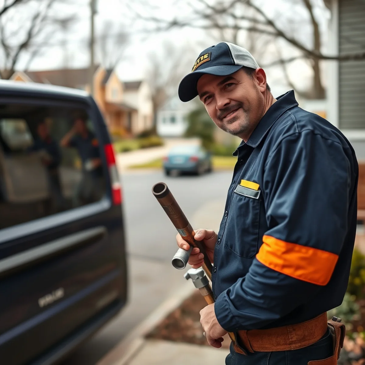 Drain Cleaning at a home in Nottingham, MD