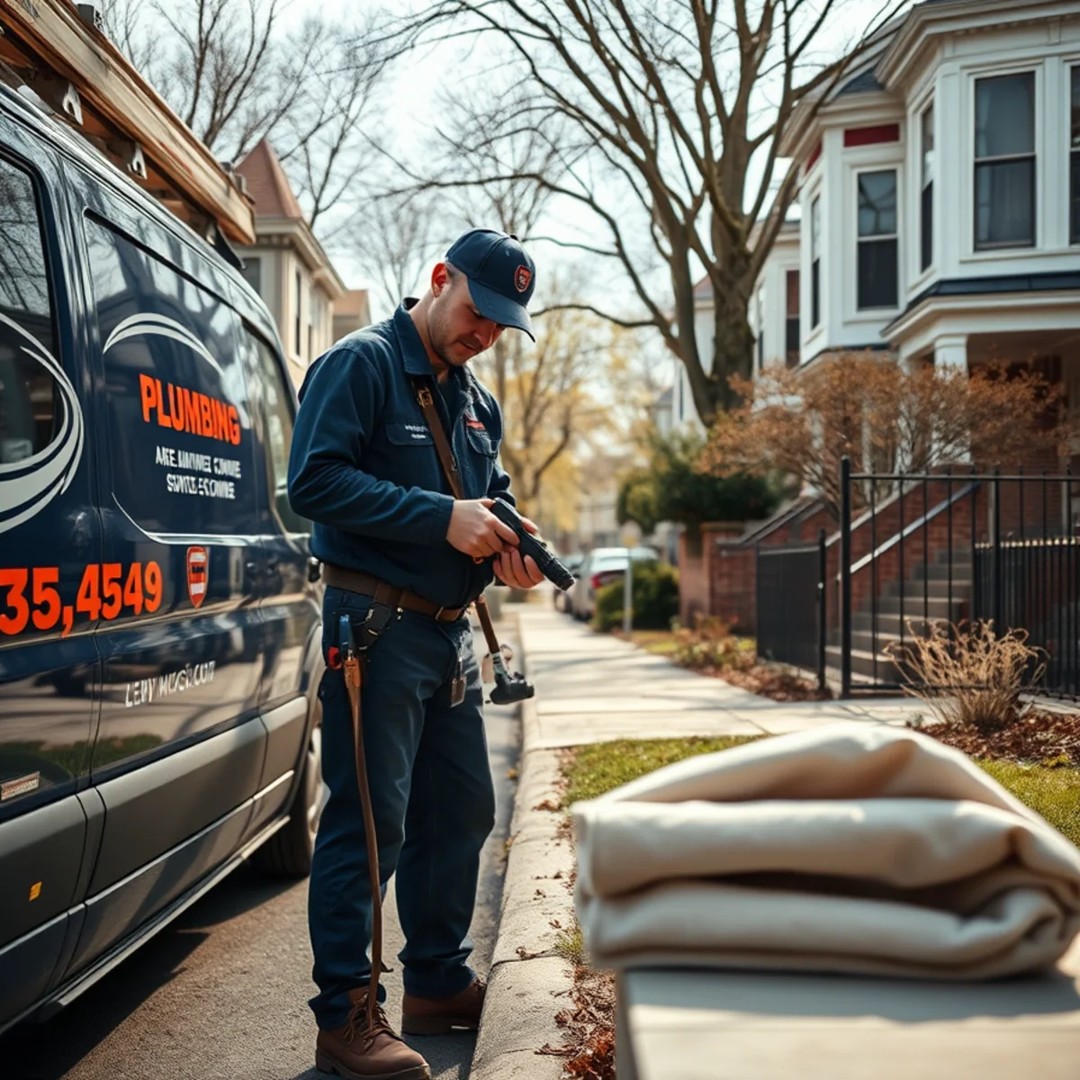 Drain Cleaning at a home in Riverdale, MD