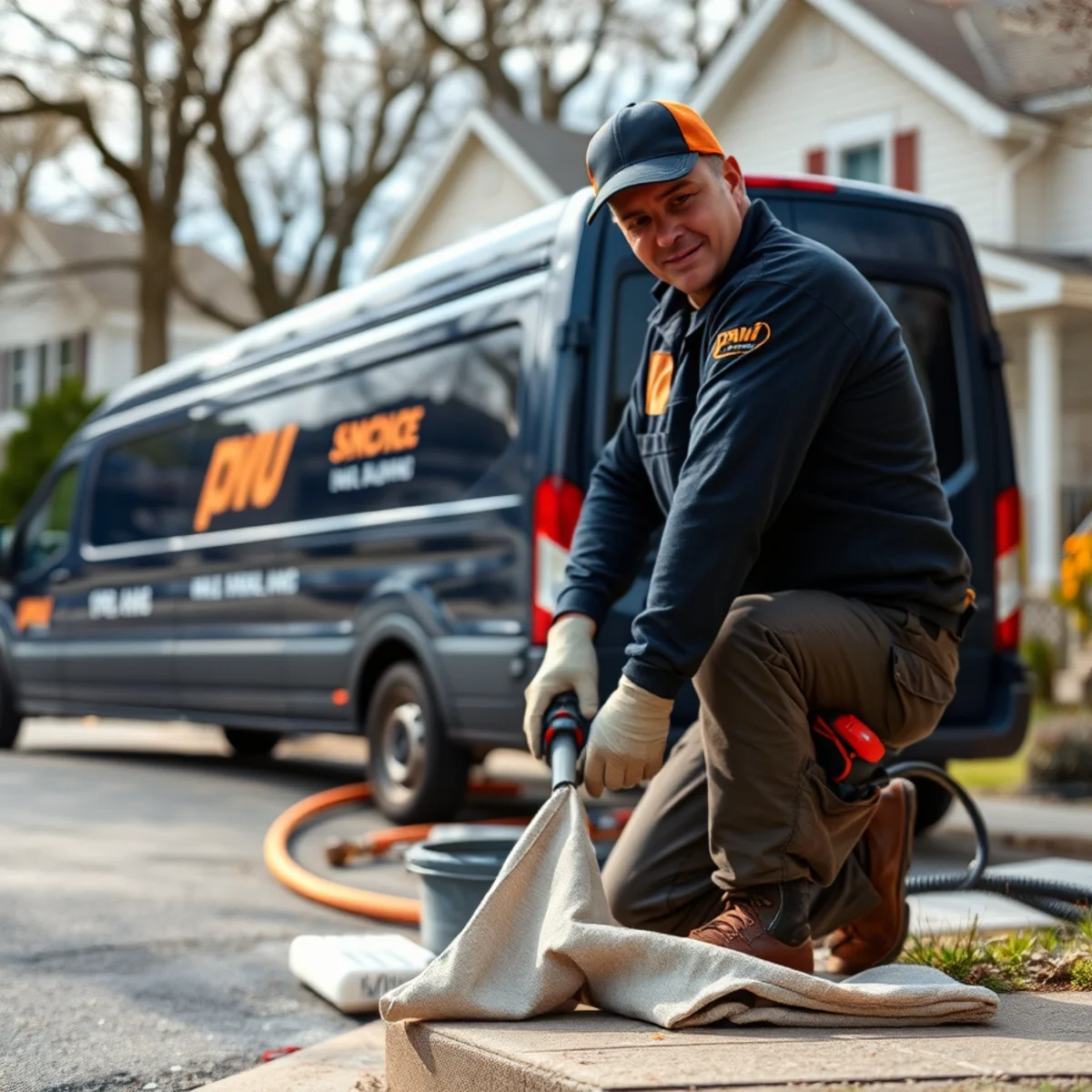 Sump Pump Services at a home in Woodbridge Valley, Catonsville, MD