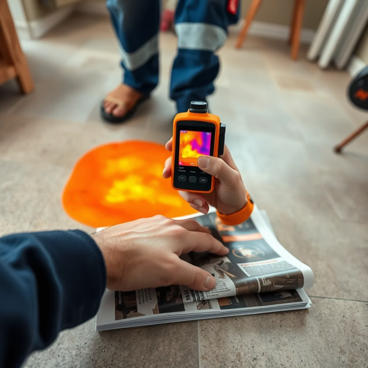 Warm or damp patches on a floor — Nine Signs of a Hidden Water Leak in Your Catonsville Home