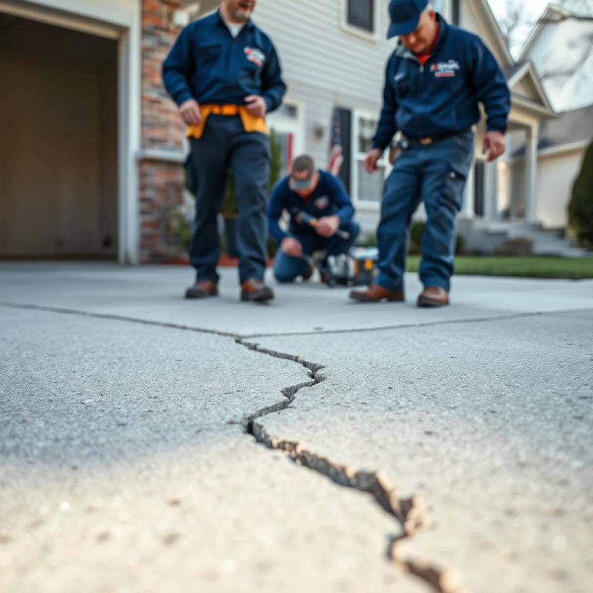 Unexplained cracks in foundation, driveway or walkway — Nine Signs of a Hidden Water Leak in Your Catonsville Home