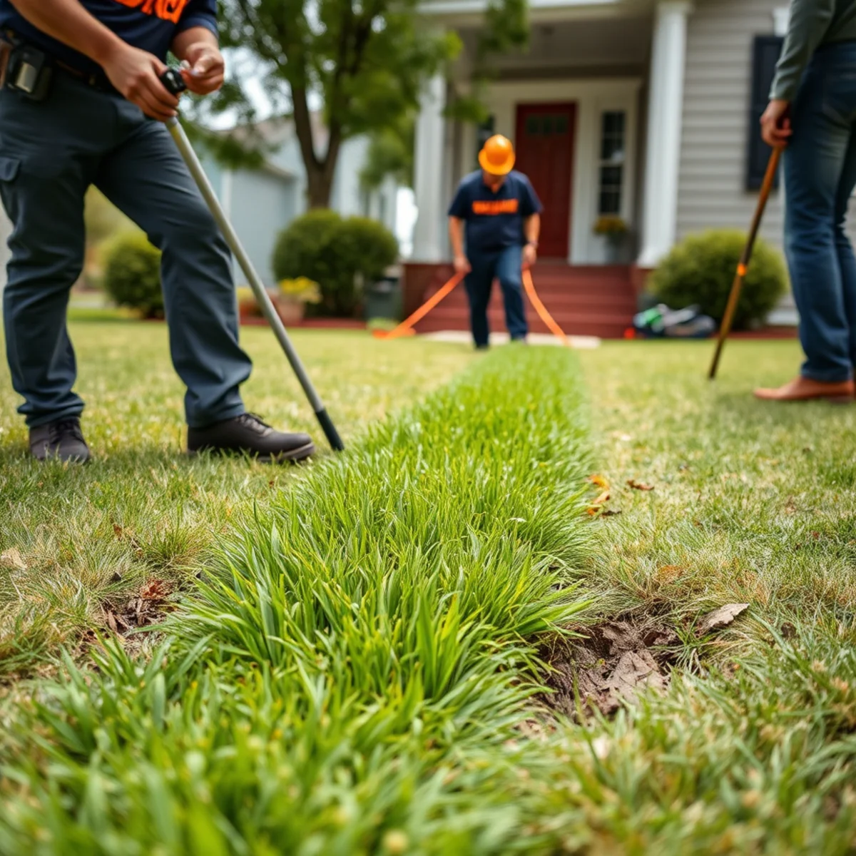 Green patches or soggy ground in the yard — Nine Signs of a Hidden Water Leak in Your Catonsville Home