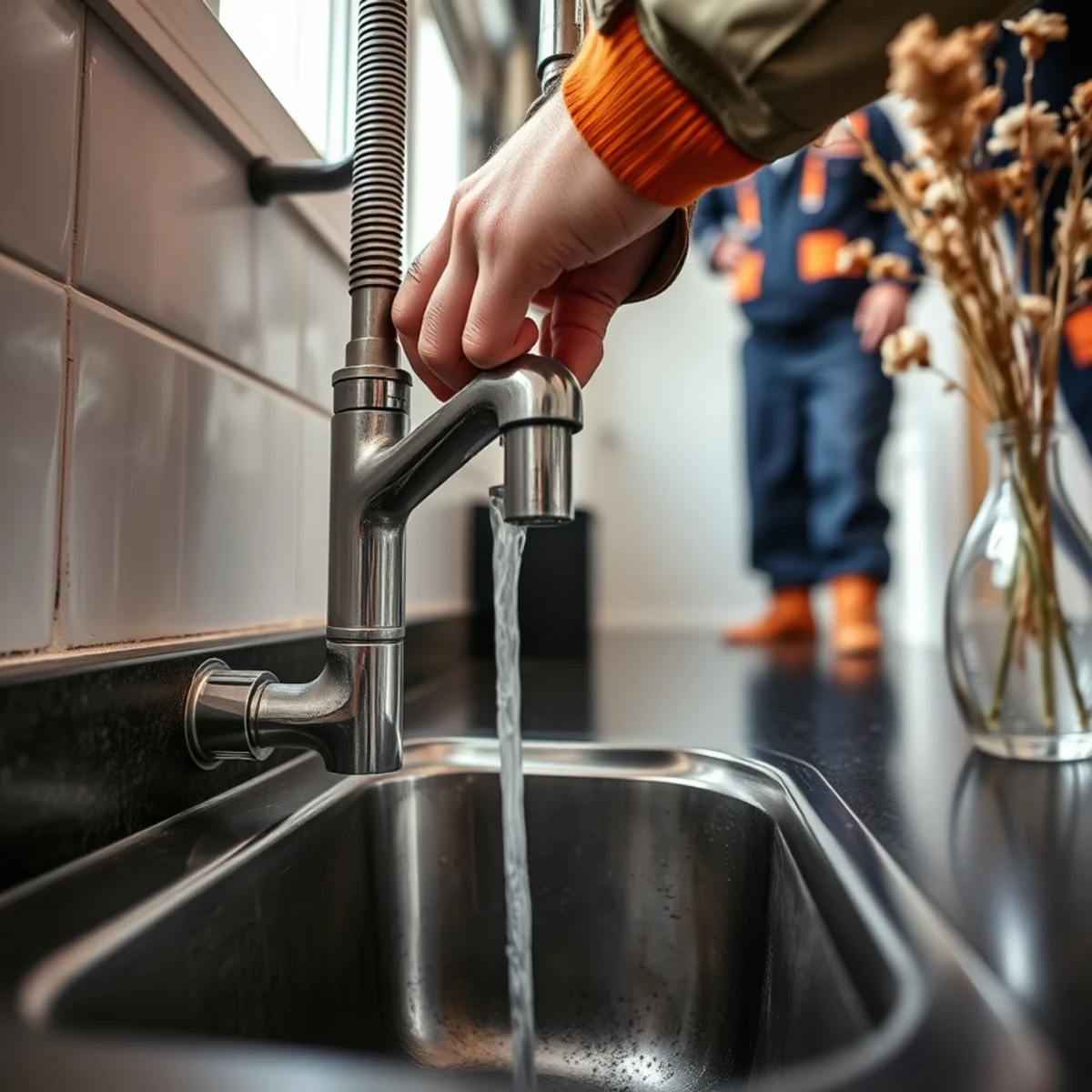 Open faucets to drain the system — What to Do in the First Ten Minutes of a Burst Pipe