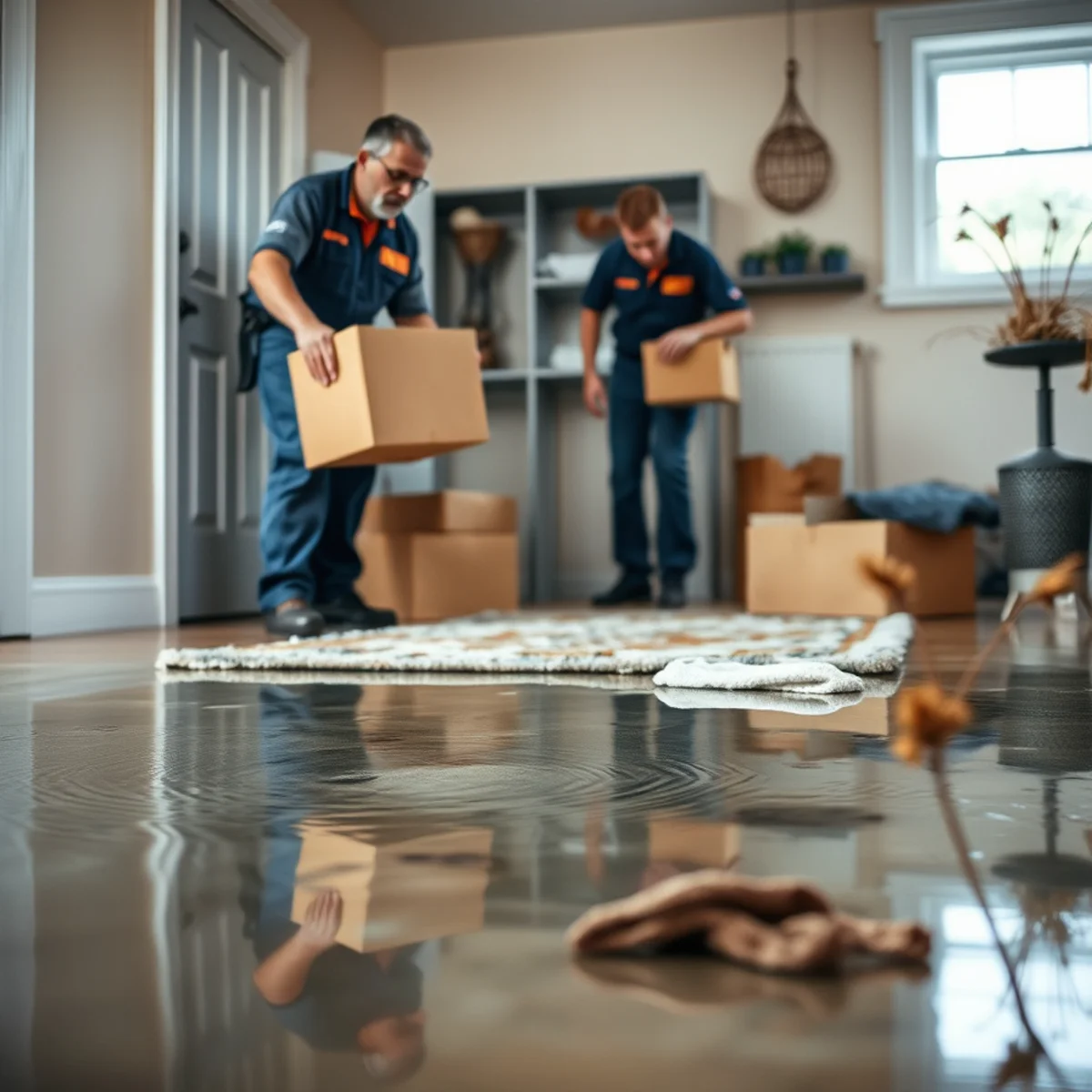 Start protecting the house — What to Do in the First Ten Minutes of a Burst Pipe