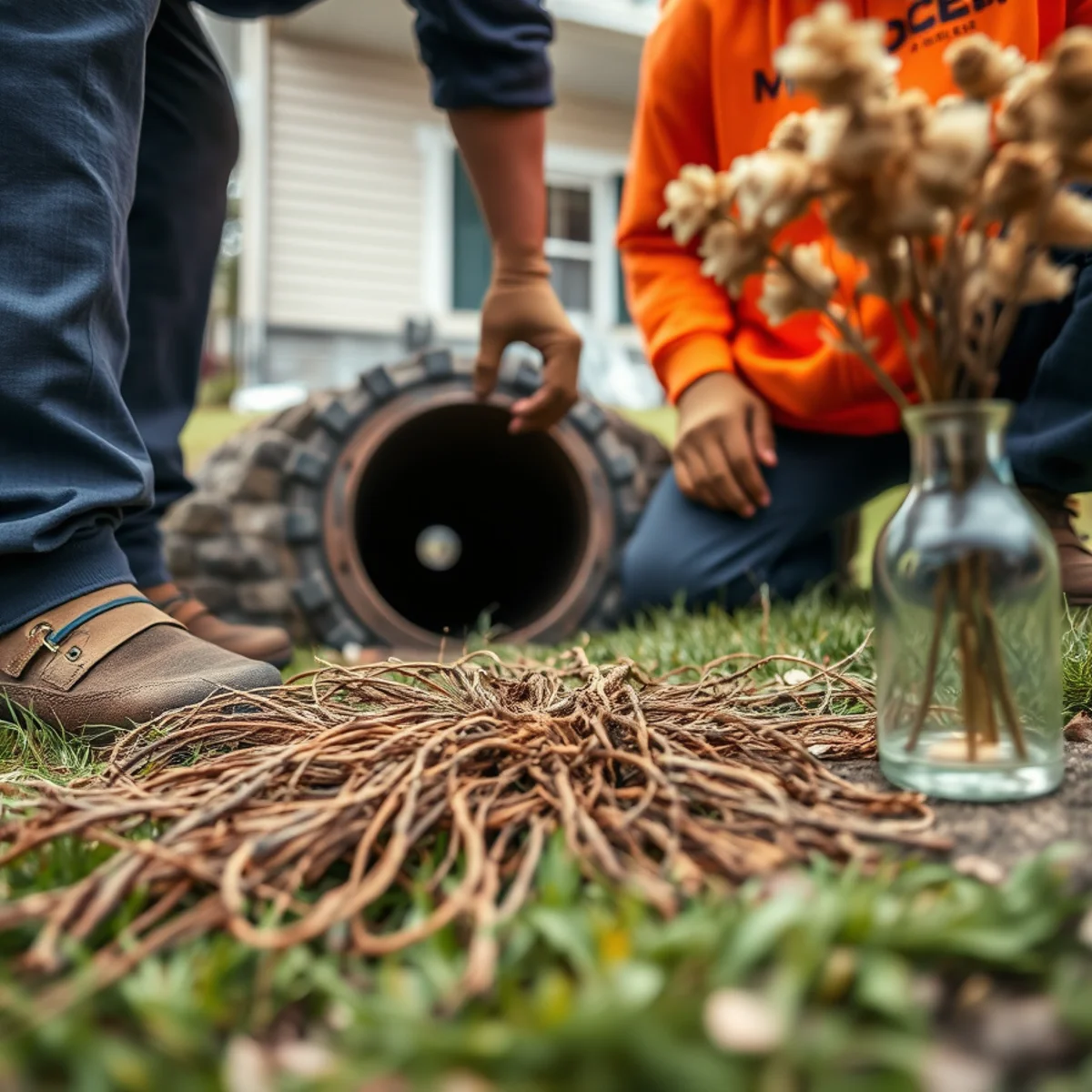 Root intrusion in the sewer lateral — Why Your Drains Keep Clogging in an Older Catonsville Home